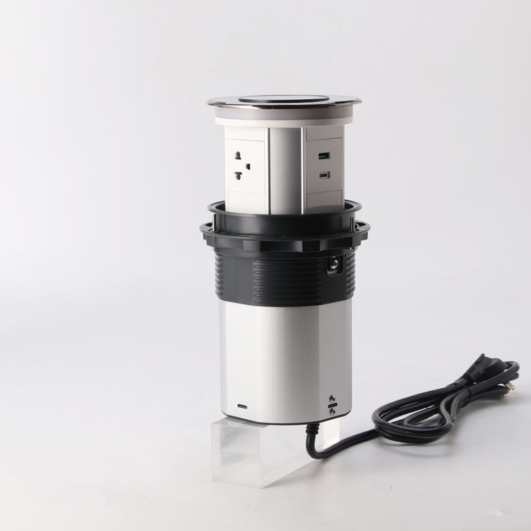 Ổ Điện Âm Bàn Bếp Bàn Đảo Novalink WTWF-W - Hình Tròn, Cảm Ứng & Smart App